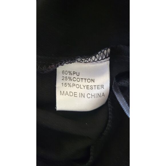 Wildfox Black Vegan Leather Acting Out Pants - Picture 4 of 5